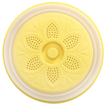 Guangcailun La copertura pieghevole per microonde realizzata in PP per una piegatura di lunga durata è facile da riporre senza occupare troppo spazio, giallo