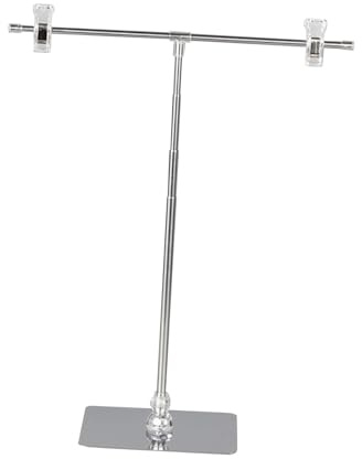 LeeQinersw Support de panneau réglable, porte-écrans de bannière avec porte-affiche de clips pour extérieur intérieur