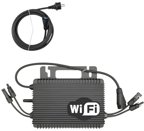 Pack Hoymiles HMS-1000W-2T Micro-onduleur 1000W – WiFi & Bluetooth – pour 2 Panneaux Solaires + Câble AC Plug&Play HMS 5m
