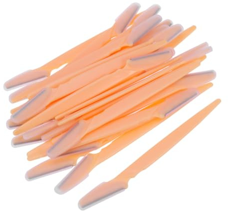 LIFKOME 30 Pezzi Taglia Sopracciglia Strumento Per Per Sopracciglia Per Modellatore Portatile Giallo