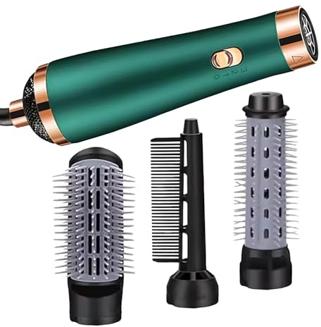 Rizador De Aire - Cepillo Secador 3 Velocidades - Multifuncional Plancha 900W Para Viaje Añadir Volumen Secado Estilizado En Casa
