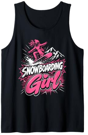 Snowboarder Snowboarding Girl Girls Children Snowboard Tank Top