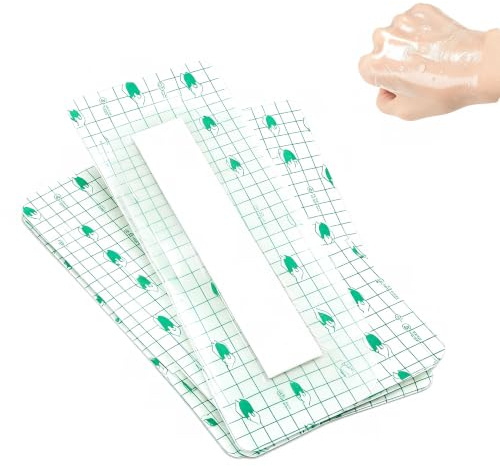 Wasserdichter Wundverband 10 cm x 25cm, Duschpflaster Wasserfest, Transparenter Folienverband für Wunden, Post-OP Pflaster, Duschen Schwimmen Schutz