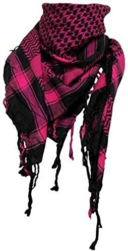 Palästinenser Tuch Schal - Schwarz Magenta