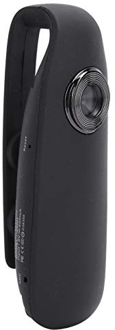 Dpofirs Tragbarer HD 1080P -Camcorder DV007, Rückseitiger Clip der Bewegungskamera, 5-poliger Micro-USB-Anschluss mit 30 Fps, 50 Hz / 60 Hz, Design für Dash Cam-Motorrad-Fahrradkörper,