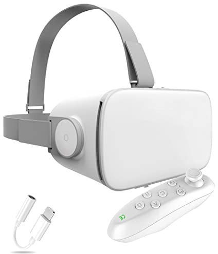 Occhiali VR, Visore Realtà Virtuale, Cuffie 3D VR Compatibile con Tutti Gli, Lente Regolabile per Film e Giochi 3D, per iPhone 13 Pro Max/13 Pro/13/12/11, per Samsung Galaxy S21, Huawei, Xiaomi