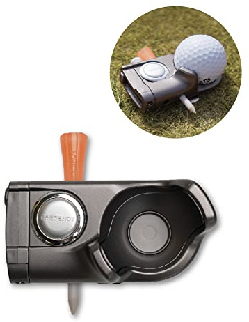 Freeshot Golfballhalter, Pitchgabelwerkzeug, Ballmarker, Golf-Tee-Halter, All-in-One-Golf-Zubehör, bestes Golf-Geschenk, Strumpf-Stuffer, Metallgrau