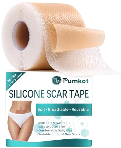 Fogli Cicatriziali in Silicone, Cerotti Silicone Cicatrici 4 cm x 300 cm | Taglio personalizzato, comfort quotidiano e applicazione semplice