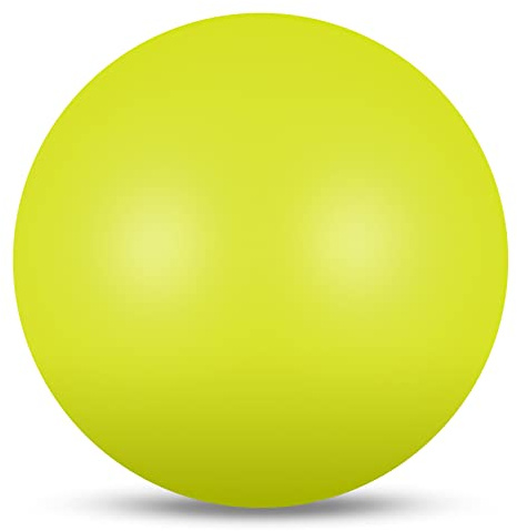 DRUNA Ballon pour Gymnastique Rythmique PVC 300 g 15 cm Citron