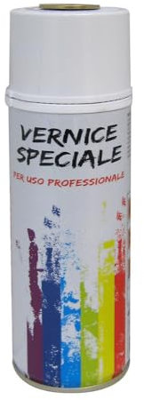 6PZ VERNICE SPRAY ml. 400 Alta Temperatura Nero opaco