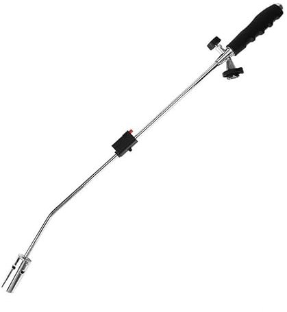 Verstellbare Flamme Unkrautbrenner - Gartenfackel für dauerhafte Unkrautvernichtung, kompatibel mit Butangaskanistern, für BBQ & Campingkocher, Gartenbrenner und Unkrautvernichter [Kein Gas enthalten]