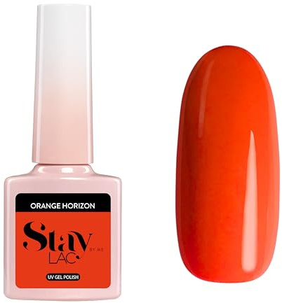 STAYLAC Smalto Semipermanente Unghie 5 ml - Smalto Arancione Orange Horizon - Smalti Gel Per Unghie UV Led - Nail Polish - STAYLAC Colori - Smalto Unghie