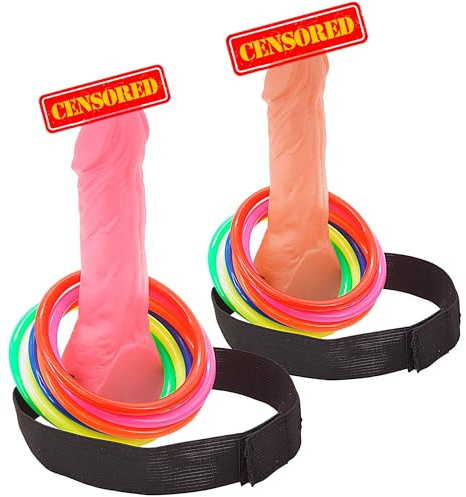 W WIDMANN MILANO Party Fashion - Juego de Lanzamiento de Anillas Willy, Divertido Juego de Fiesta para Adultos, Regalo de cumpleaños