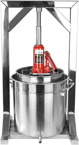 LXWKAI Pressoir à Fruits Pressoir à vin en Acier Inoxydable 12 L – Pressoir à Fruits Pressoir à Baies Pressoir à légumes Pressoir Alimentaire