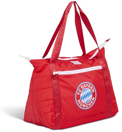 Igloo FC Bayern München Einkaufstasche 14L – faltbare Einkaufstasche rot mit Vereinslogo – lizensierter Fanartikel, robuste Tragetasche, leicht & kompakt für Shopping & Stadion