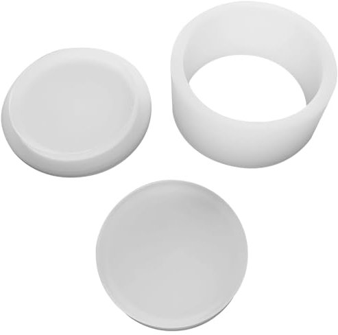 byepica 3D-Badebomben- und Seifenform-Set, 6,3 cm, runde Form, Kunststoff-Bastelformen für selbstgemachte Badekugeln, Seifen und Shampoo