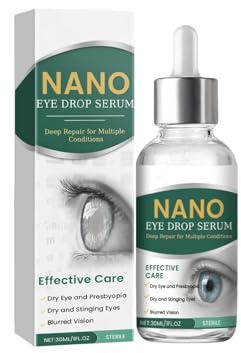 Augentropfen Hyaluron für gesunde Augen - Befeuchtung & Schutz bei trockenen und gereizten Augen,Tägliche Augenpflege,Augentropfen Trockene Augen,Geeignet Bei Kontaktlinsen (1)