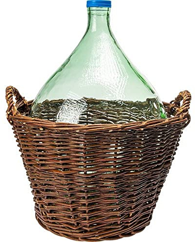 Vinballong i korgen 10 l/25 l glasballong 10 l/25 l + 1 st. korkstopp