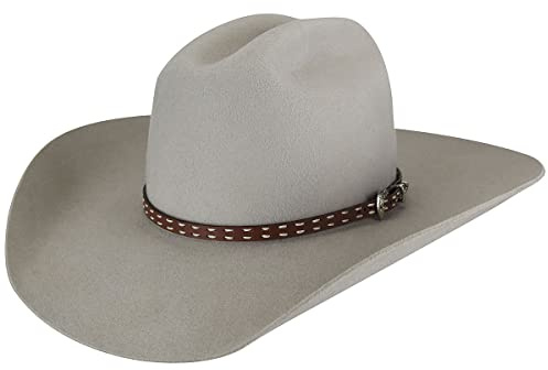 Bailey 1922 Easton 2X Rodeo Westernhut Wollhut Wollfilzhut Cowboyhut Rodeohut Damen/Herren - Made in USA mit Futter, Lederband Frühling-Sommer Herbst-Winter Frühjahr Sommer Herbst Winter - 7 1/8