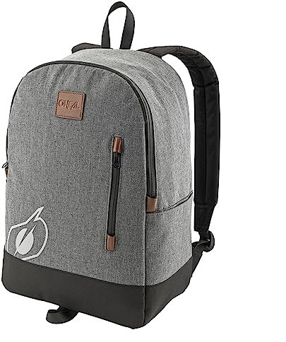O'NEAL | Rucksack | Motocross Enduro Motorrad | Gepolstertes Laptop-Fach, Mesh-Taschen innen, komfortable gepolsterte Tragegurte | Backpack Gray | Grau | Größe 45 x 30 x 15,5 cm