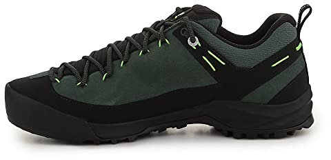 SALEWA MS Wildfire Leather, Zapatillas, para Mujer, Raw Green/Black, 43 EU