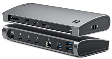 ALOGIC Thunderbolt 4 Blaze 11-in-1-Dockingstation, 3xUSB-C 4.0, 3xUSB-A 3.1 Gen 2, 1xUSB-A 2.0, 96W PD, 4K@60Hz, Audiobuchse, Ethernet, SD-Kartenleser, Windows, Mac & Chromebook kompatibel.
