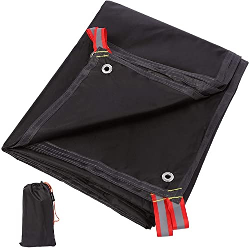 REDCAMP Grand tapis de sol imperméable ultraléger, bâche d'abri de camping robuste, respirant, léger, compact, empreinte de tente pour camping, randonnée, plein air, 300 x 295 cm