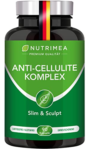 Laboratoires Nutrimea | Anti-Cellulite Komplex | Patentierte Formel | mit Sinetrol® Citrusfrüchte, Guarana, Traubentrester | 90 Kapseln gegen Orangenhaut | 100 % natürlich | Premium Qualität