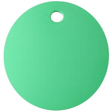 minkissy 25stücke Runde Aluminium-haustier-id-blanks Grüne Anhänger Für Hunde Welpen Haustier-tags Leichte Und Korrosionsbeständige Diy-markierungen