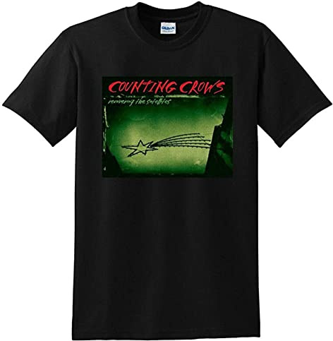 ARHAR Counting Crows T Shirt Recovering The Satellites Black XXL
