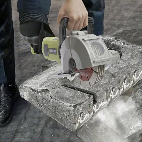 vinnyooc Elektrische SchlitzfräSe 220 V 4000 W, Handgerät MauernutfräSe Maschine 6500 Rpm, Betonsäge Schlitzmaschine Steinschneider mit 5 Scheiben Nutungswinkel 360°