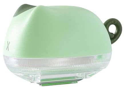 perfk Pelapatate in acciaio inossidabile a forma di gatto dei cartoni animati Tipo di conservazione Pelapatate Pelapatate con contenitore per cetrioli, Verde