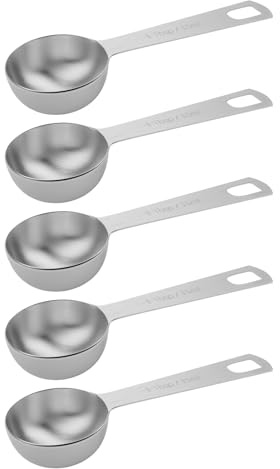 5PCS 1Tbsp(3tsp, 15ml) Measuring Spoon, Stainless Steel Teaspoon