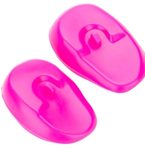 Copriorecchie in silicone – Protezione per le orecchie, protezione impermeabile per capelli permanente, cuffie per tinture per capelli, protezioni per orecchie in silicone, strumenti riutilizzabili