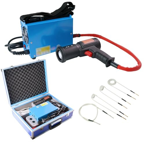 VNATWGOO Kit De Chauffage par Induction sans Flamme, Outil De Retrait De Boulon par Induction 1 500 W 110 V/220 V, Chauffage Portatif pour Retirer Les Vis RouilléEs,220V