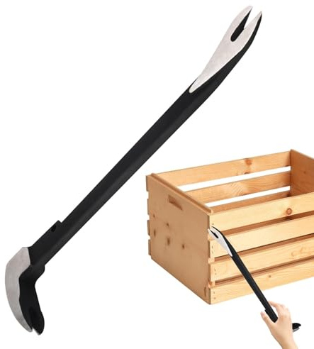 Cats Paw Nail Puller, Carbon Steel Cats Paw Pry Bar, Multifunctional Flat Pry Bar, Nail Extractor Tool for Home Remodeling Woodworking Projects