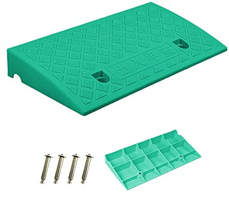 SFNIOKFG Rampe de Trottoir, rampes de Trottoir Portables légères en Plastique, Rampe de seuil de 7 à 13 cm de Hauteur pour Garage, Trottoir, Scooter, vélo, Moto, Fauteuil Roulant (Couleur :