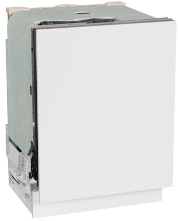 Hisense HV16D5 - Lave-vaisselle à intégration, classe D, capacité 16 services, hauteur 81,6 cm x largeur 59,8 cm, séchage automatique, programme automatique, troisième plateau, lavage rapide 15'