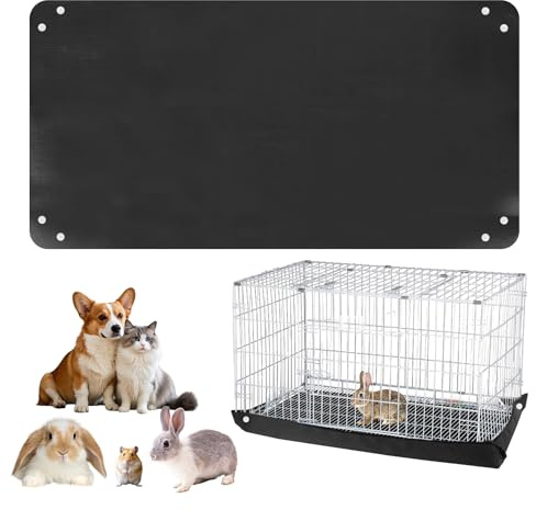 NVGVUP Tapete Impermeable para Corralito de Mascotas 150x100cm, Alfombrilla Reutilizable para Jaula de Conejos, Pipipads para Cobayas, HáMsters, Conejos, Hurones