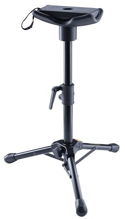 Hercules Stand & Sit Play Stand for Tuba, Euphonium, Baritone, Foldable, Bag