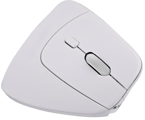 T'nB - Ergo Light Souris Ergonomique sans Fil Verticale, Double Connexion Bluetooth Et Dongle 2,4 Ghz, Ultra Légère, Rechargeable, 6 Boutons, DPI Réglable - Blanc