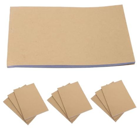 SEWACC 10stücke Notizbuch Blanko Unliniertes Büronotizbuch Aus Kraftpapier Tragbarer Memo-Block Für Schreiben Und Reisen Automatisches Kopieren Ohne Durchschreibepapier
