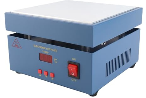 800W 200 * 200 mm 110V Micro-ordinateur LED Plaque de chauffage électrique Station de préchauffage, 110V 850W Plaque chauffante de soudure Station de soudure électrique