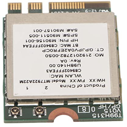 ERYUE Carte Réseau sans Fil Gigabit WiFi 6E 2400Mbps pour Transmission Domestique Haute Vitesse/matériel M.2