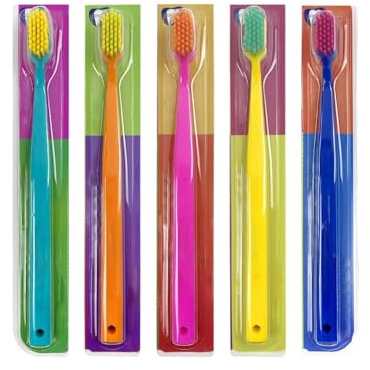 5 uds cepillo de dientes de cerdas suaves cepillo de dientes doméstico for adultos hombres y mujeres herramientas de higiene bucal familiar blanqueamiento dental portátil