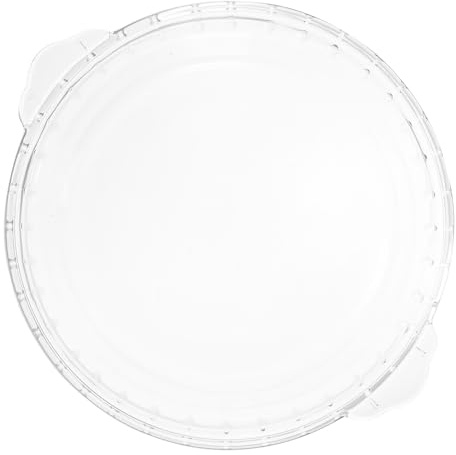 DOITOOL 8 Inch Round Glass Baking Dish Quiche Tin Heat-Resistant Classic Shape Even Baking Plate for Bake Pies in Household Kitchen
