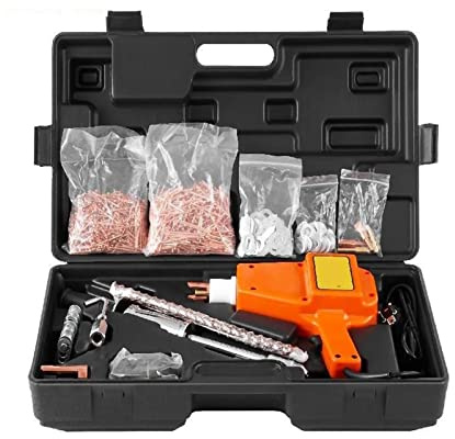 Herramienta de reparación carrocería coche, pistola extractora abolladuras 800 VA con martillo deslizante, máquina soldadura pernos for automóviles, removedor,Alta Estabilidad