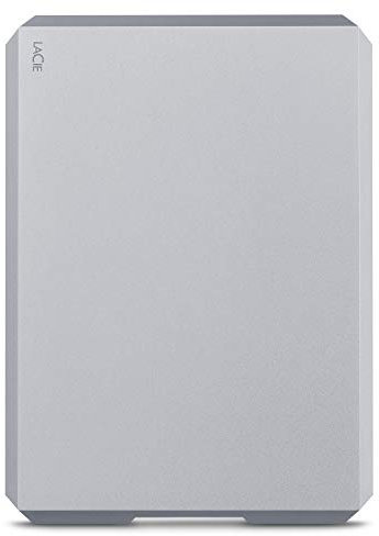 LaCie Mobile Drive, 4TB, External Hard Drive, Space Grey, USB-C, PC Mac iPad & iPhone, Data Rescue Service (STHG4000402)
