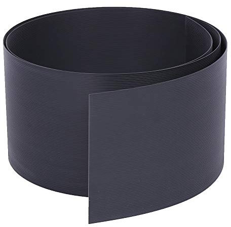 Rapid Teck® 10x Premium Hart-PVC Sichtschutzstreifen Anthrazit RAL-7016 Grau Zaun Sichtschutz für Doppelstabmattenzaun Zaunblende - sehr stabil - Keine Folie - 19cm Höhe x 2,525m Länge