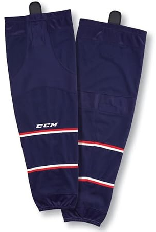 CCM Eishockeystutzen SX8000 SR, WeiĂź/Rot/Schwarz